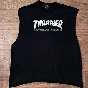 VINTAGE Independent Truck Company Men Shirt XL Black Y2K Skate Grunge Thrasher